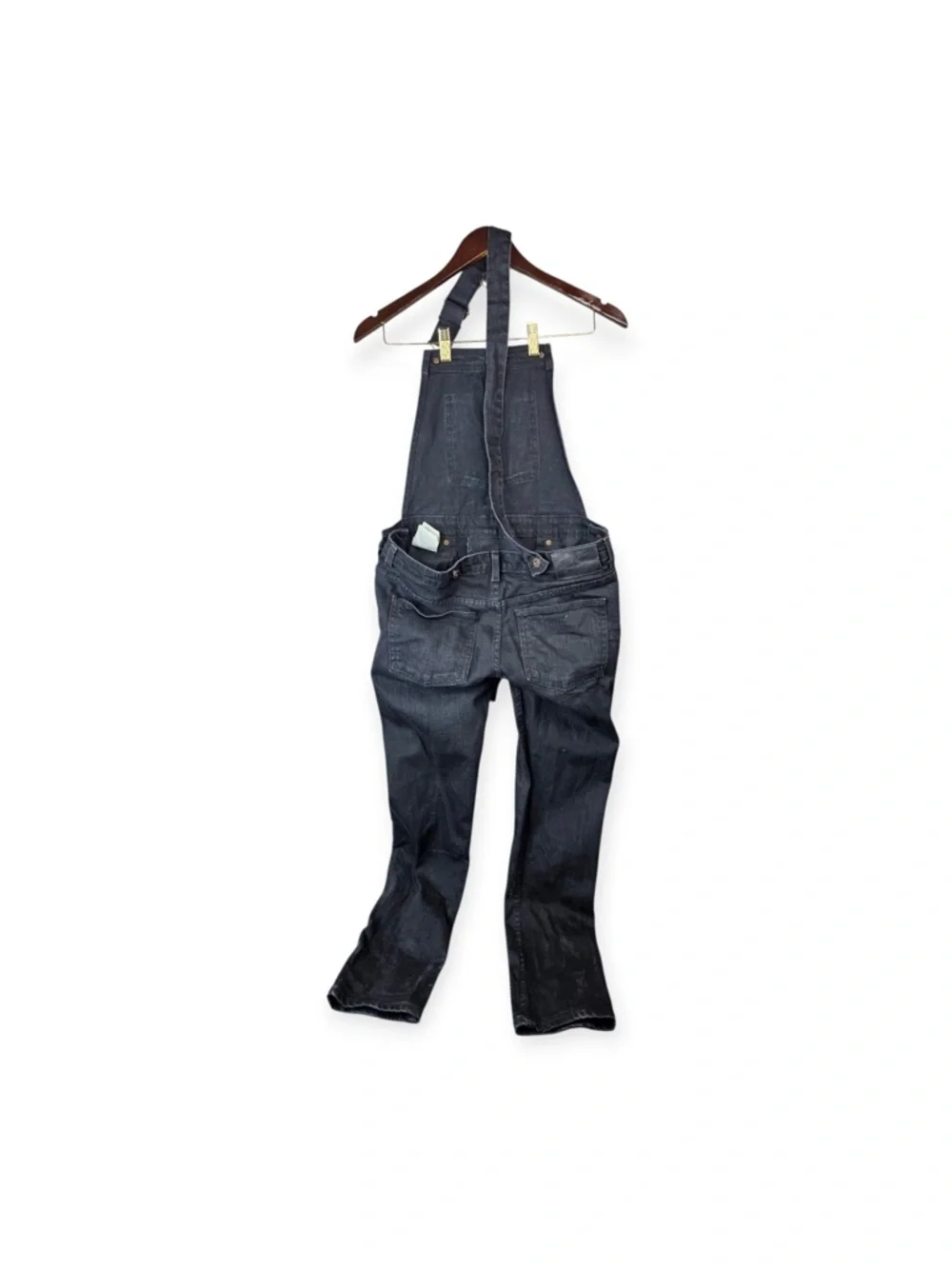 Naked & Famous Japanese Denim | Black Power Stretch Overalls - Size Medium - Picture 5 of 7